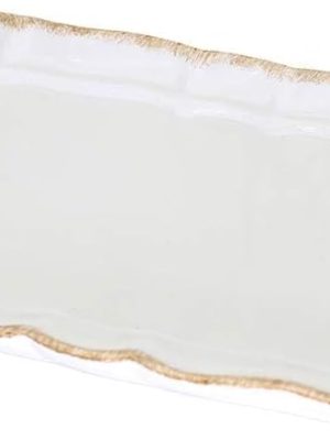 Vintage Decorative Tray Jewelry Tray Towel Tray Storage Tray Rings Necklace Bracelets Earrings Trays Cosmetics Jewelry Organizer Retro Design Bow Decor Resin Plate Coquette Room Decor (White)