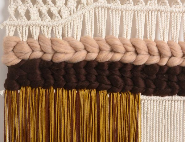 Wall Hanging Woven Large Colorful  Wall Decor Fiber Art Handmade Home Room Decor 40" W*32" L